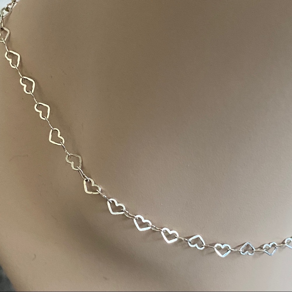 Love HEARTS Italy Sterling Silver Bracelet! NEW 925 - Picture 7 of 11